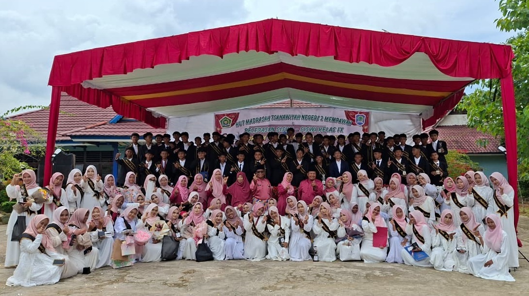 PERPISAHAN SISWA-SISWI KELAS IX MTs NEGERI 2 MEMPAWAH TAHUN PELAJARAN 2025/2026