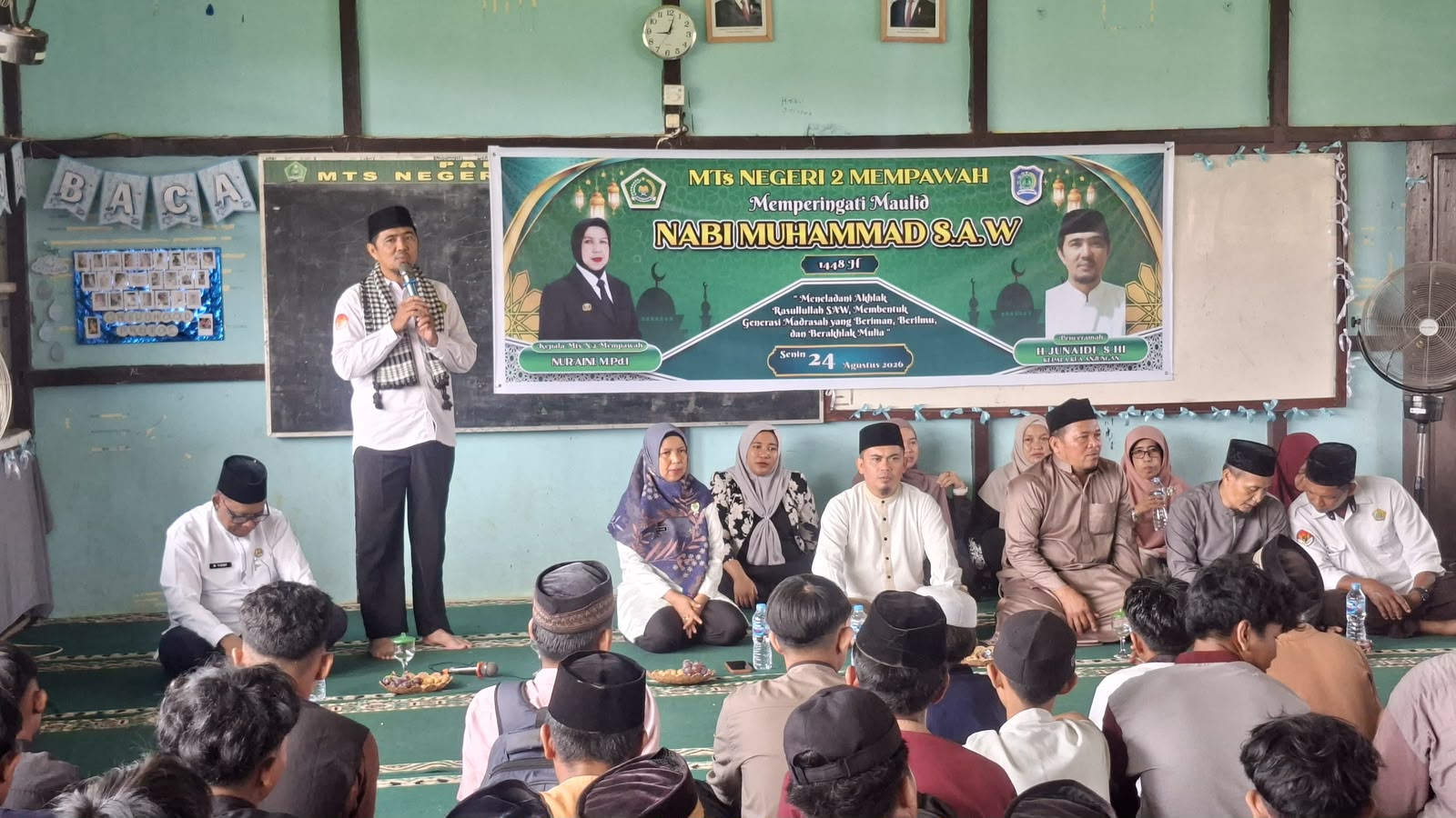 PERINGATAN MAULID NABI MUHAMMAD SAW  MTs NEGERI 2 MEMPAWAH